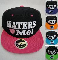 Snap Back Flat Bill Hat [Haters Love Me]